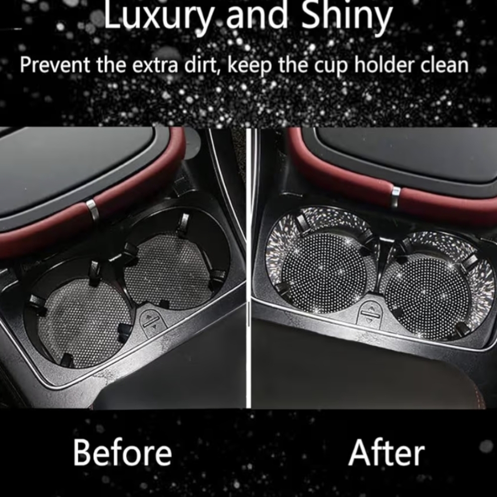 Silicone Car Cup Holder Coasters NEW